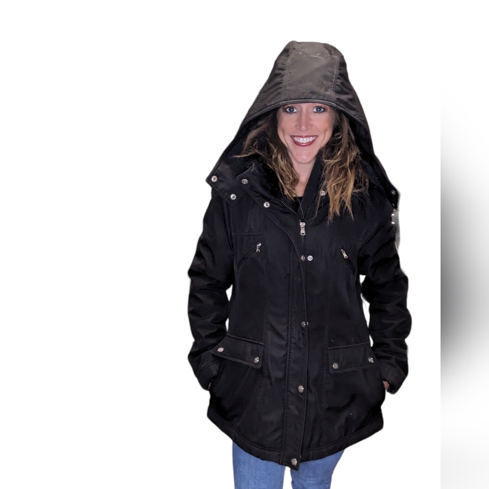 Jessica Simpson Jacket Womens Large Gorpcore Winter Coldweather Preppy Boho - Picture 1 of 7